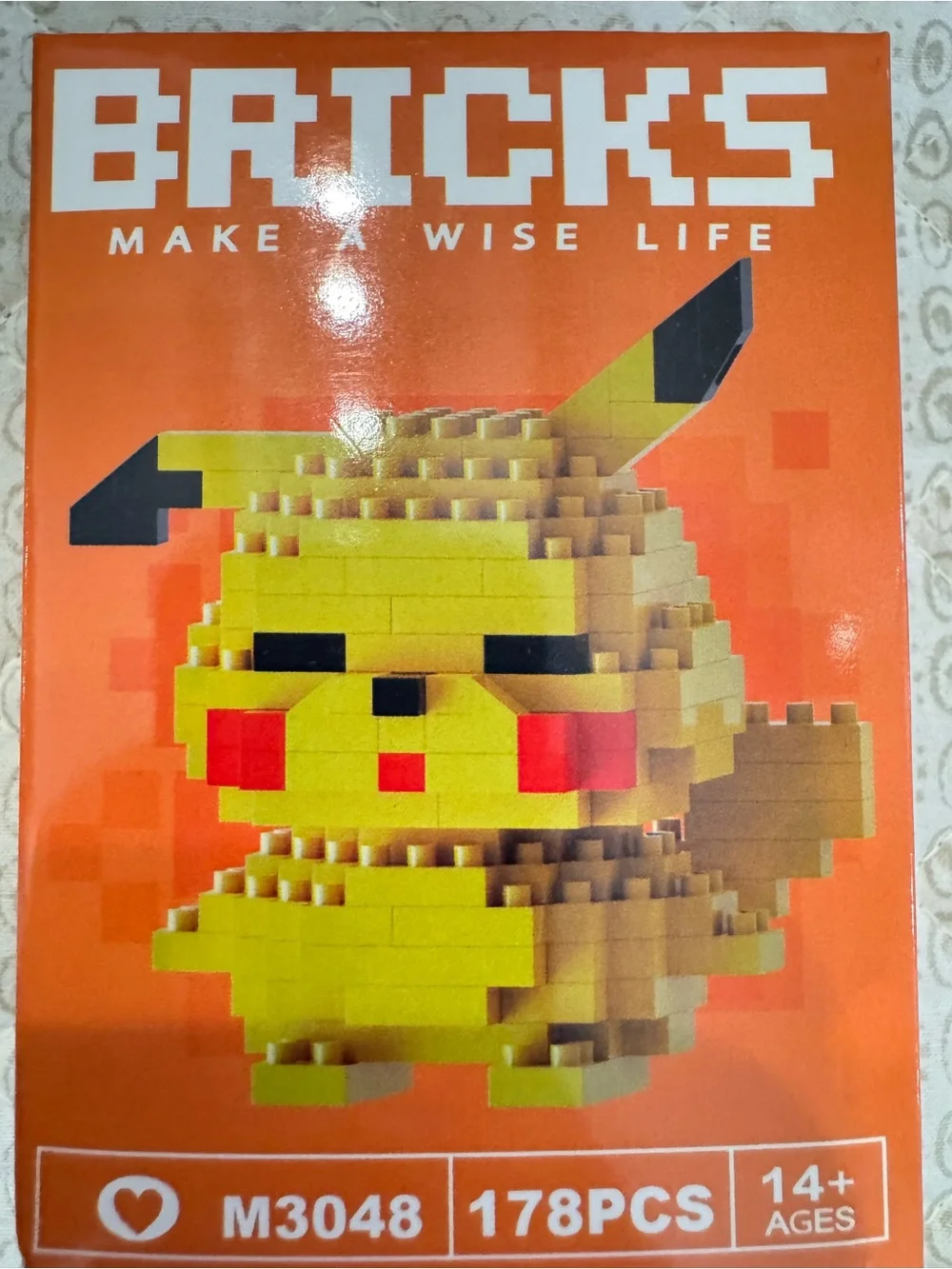 Bricks Picacchu Building blocks Toy - 178-Piece Kids Construction Set